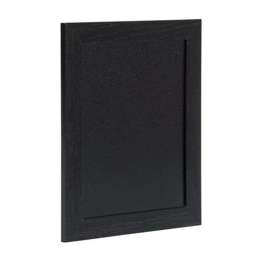 Chalkboard with mounting kit black. Small. 24x20x1cm Pack of 6 Custom Wood Designs __label: Multibuy default-title-chalkboard-with-mounting-kit-black-small-24x20x1cm-pack-of-6-53612433539415