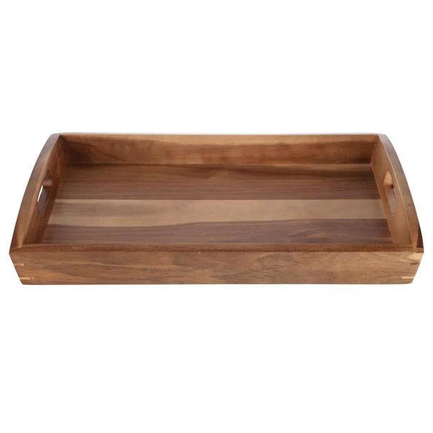 Load image into Gallery viewer, Large Acacia Wood Tray 510(W) x 350(D)mm pack of 25 Custom Wood Designs __label: Multibuy default-title-large-acacia-wood-tray-510-w-x-350-d-mm-pack-of-25-53613730464087
