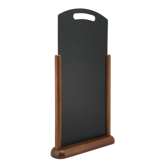 Large Tabletop Chalkboard Dark Brown - Pack of 5 Custom Wood Designs __label: Multibuy default-title-large-tabletop-chalkboard-dark-brown-pack-of-5-53612364366167
