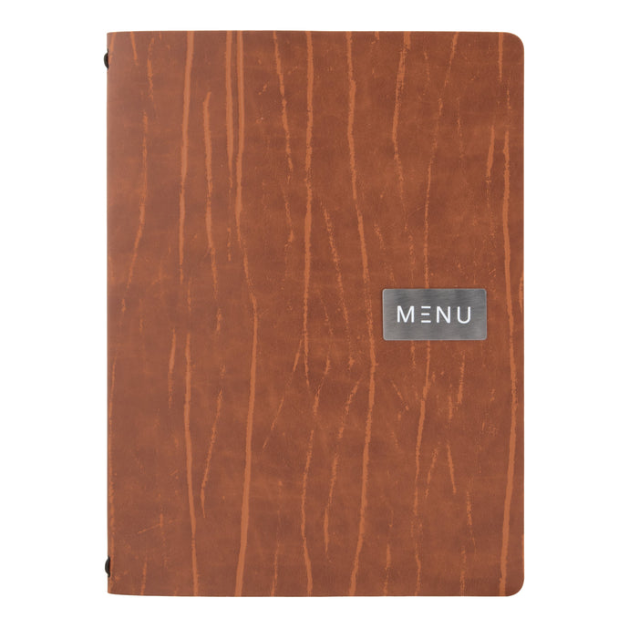 Leather menu A4 pack of 10 Custom Wood Designs __label: Multibuy default-title-leather-menu-a4-pack-of-10-53613229179223
