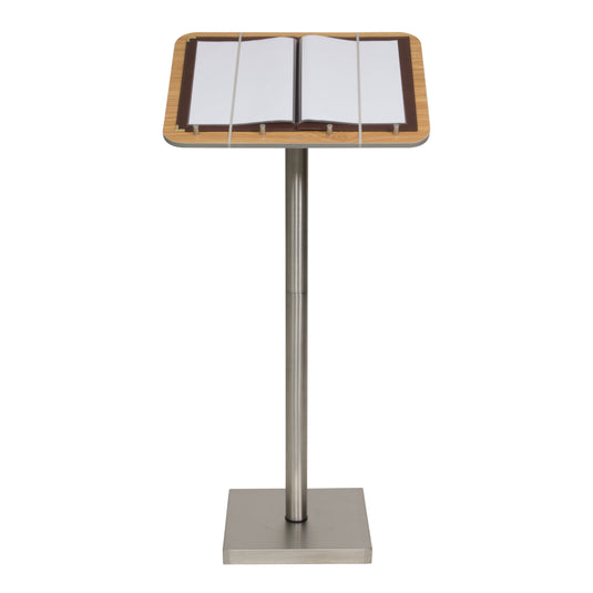 Menu Stand - Teak Securit default-title-menu-stand-teak-53612786286935