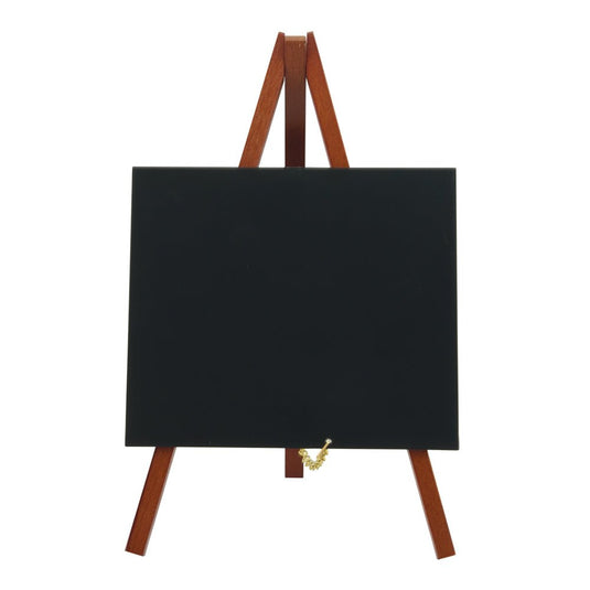 Mini Easel Chalkboard - Mahogany Finish - Pack of 6 Custom Wood Designs __label: Multibuy default-title-mini-easel-chalkboard-mahogany-finish-pack-of-6-53612403949911