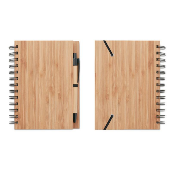 Notebook with pen pack of 25 Custom Wood Designs __label: Multibuy __label: Upload Logo default-title-notebook-with-pen-pack-of-25-53612826526039