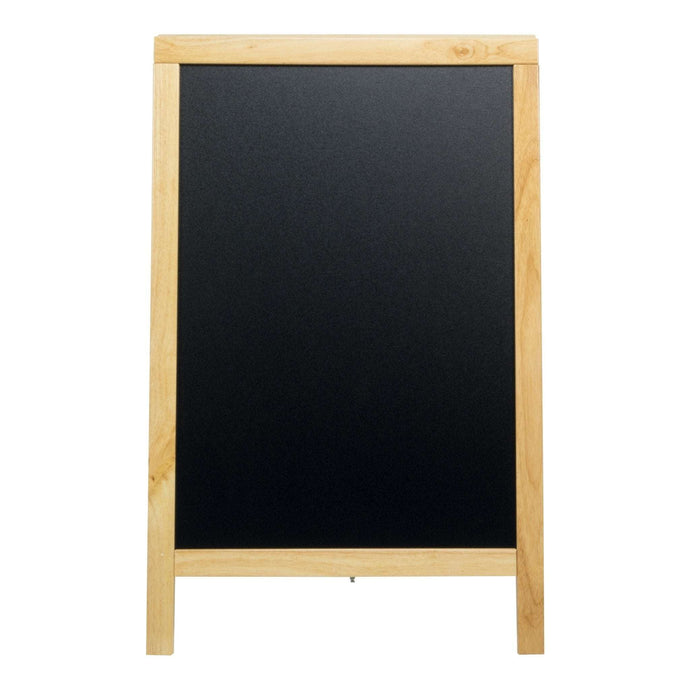 Sandwich Board Beech 85x55.5x48cm Custom Wood Designs chalkboard write on default-title-sandwich-board-beech-85x55-5x48cm-53612334842199