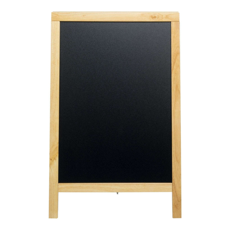 Load image into Gallery viewer, Sandwich Board Beech 85x55.5x48cm Custom Wood Designs chalkboard write on default-title-sandwich-board-beech-85x55-5x48cm-53612334842199
