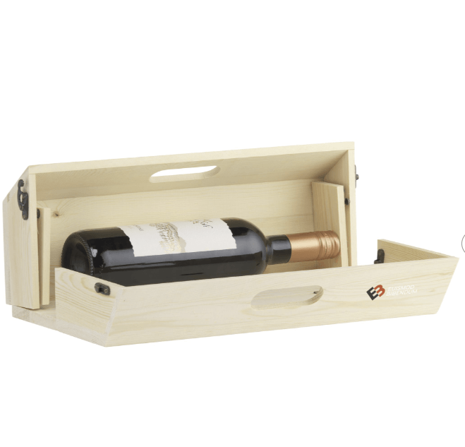 Load image into Gallery viewer, Wine Box Service Tray Custom Wood Designs default-title-wine-box-service-tray-53612277530967
