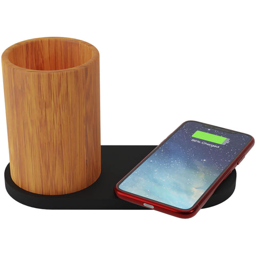Wireless Charging Pad with pencil holder pack of 25 Custom Wood Designs __label: Multibuy default-title-wireless-charging-pad-with-pencil-holder-pack-of-25-53612870435159