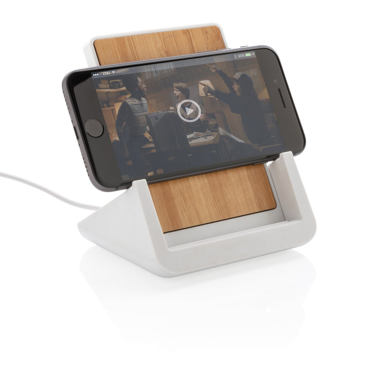 Load image into Gallery viewer, Wooden bamboo recyled plastic wireless charger pack of 25 Custom Wood Designs __label: Multibuy default-title-wooden-bamboo-recyled-plastic-wireless-charger-pack-of-25-53613165904215
