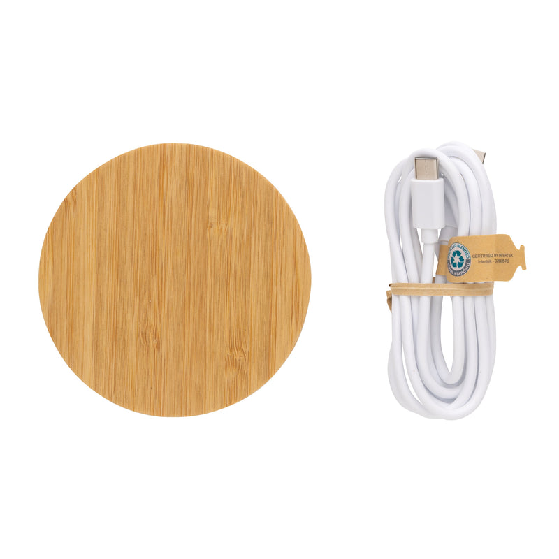 Load image into Gallery viewer, Wooden bamboo wireless charger pack of 25 Custom Wood Designs __label: Multibuy default-title-wooden-bamboo-wireless-charger-pack-of-25-53613200408919
