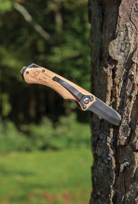 Wooden Outdoor Knife pack of 25 Custom Wood Designs __label: Multibuy default-title-wooden-outdoor-knife-pack-of-25-53613630914903