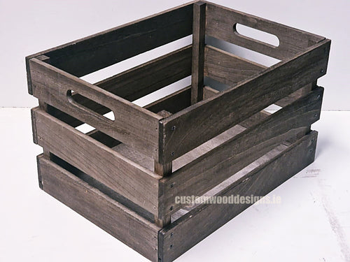 Wooden vintage crate pack of 10 Securit __label: Multibuy default-title-wooden-vintage-crate-pack-of-10-53613140345175
