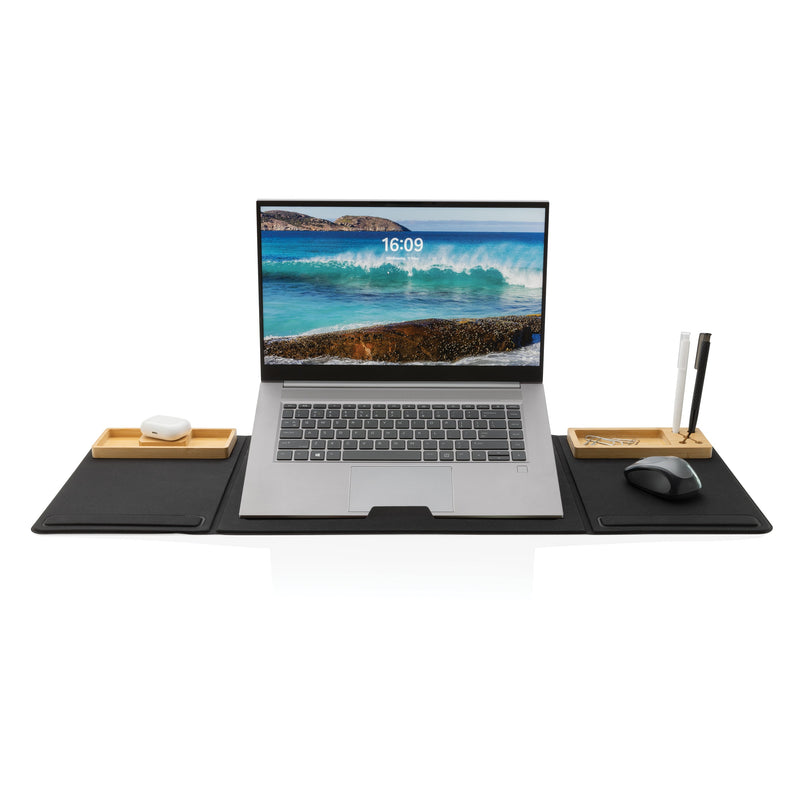 Load image into Gallery viewer, Foldable desk organiser with laptop stand pack of 10 Custom Wood Designs deskorganiserbamboocustomwooddesigns_e03a1d06-ad47-4c72-a821-80a17334f338
