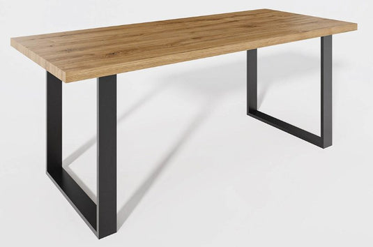 Classic Square solid oak dining table Ireland – custom made by Custom Wood Designs