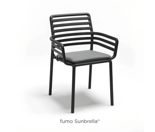 Doga Armchair Cushion by Nardi - Custom Wood DesignsFumo Sunbrella Nardi Doga armchair cushion with plush fabric and neutral tone, designed for outdoor Nardi furniture.Nardi Cushion Doga24575202033943Fumo