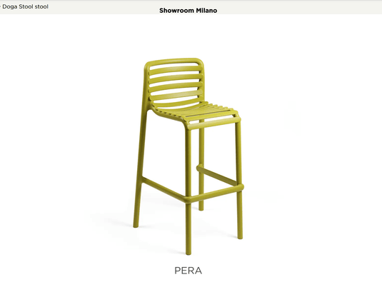 Doga High Stool 75cm - Custom Wood DesignsNardi Doga high outdoor stool, 75cm height, made of durable material, suitable for patio or restaurant seating, in a natural finish.Nardi Outdoor High Stool24575200914775Perla