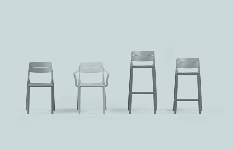 Load image into Gallery viewer, Nardi Cassia Stool Mini outdoor counter stool – Cassia family lifestyle 1
