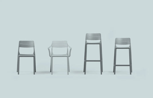 Nardi Cassia Stool Mini outdoor counter stool – Cassia family lifestyle 1