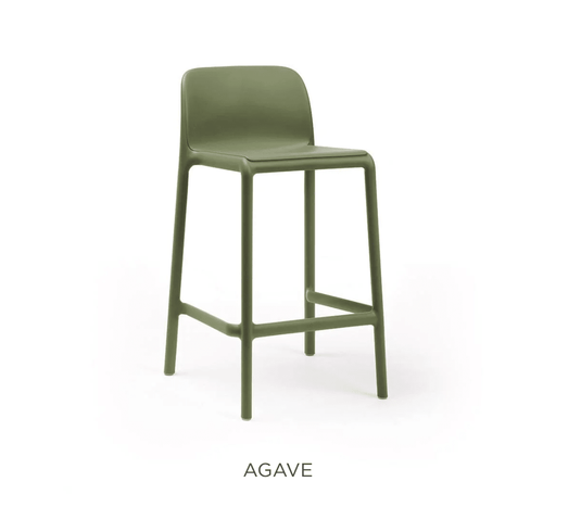 Faro Mini Counter Stool by Nardi - Custom Wood DesignsNardi Faro Mini Counter Stool in vibrant agave color, high bar stool with sleek design and sturdy construction.Nardi Bar Stool High24575204162391Agave