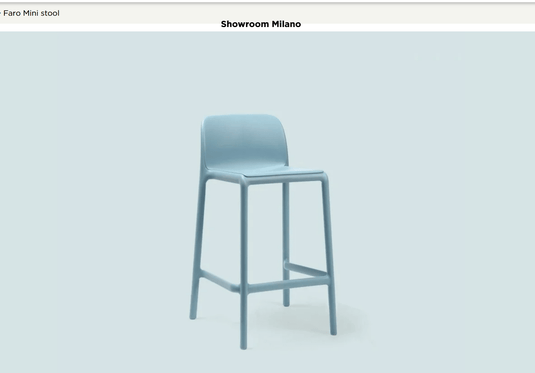 Faro Mini Counter Stool by Nardi - Custom Wood DesignsNardi Faro Mini Counter Stool, high bar stool with sleek design and sturdy construction, ideal for modern kitchens and barsNardi Bar Stool High24575204162391Agave