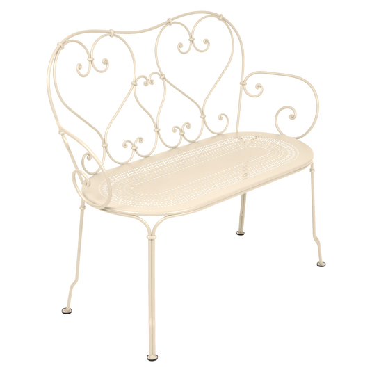 Fermob 1900 Bench in Latte Beige
