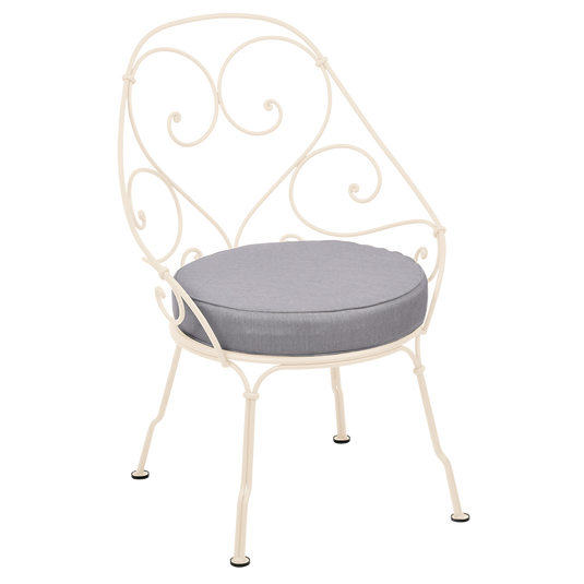 Fermob 1900 Carbriolet Armchair in Latte Beige