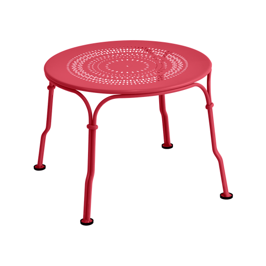 Fermob 1900 Low Table  Ø  45 cm in Rosalie