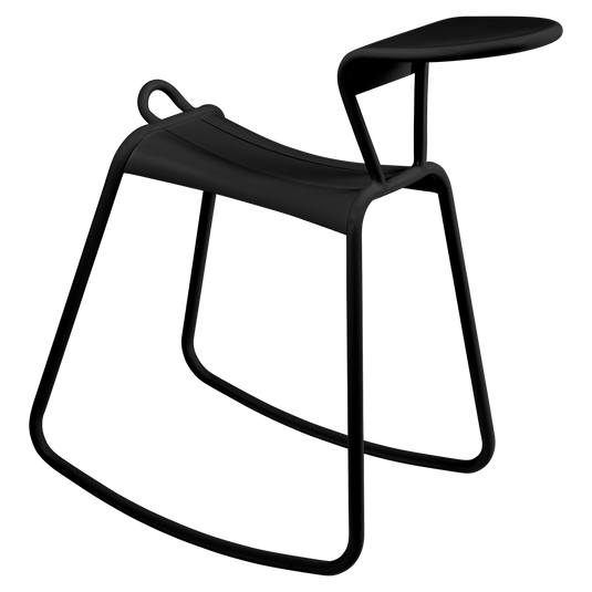 Fermob Adadesk Rocking Side Desk in Liquorice
