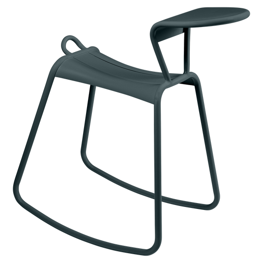 Fermob Adadesk Rocking Side Desk in Storm Grey