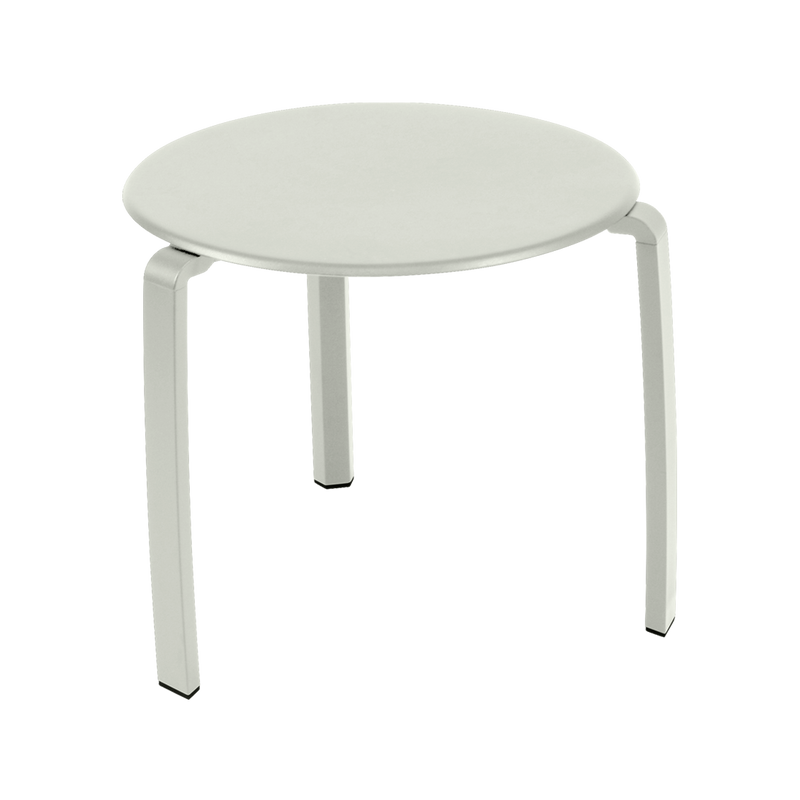 Load image into Gallery viewer, Fermob Alizé Low Table Ø48 cm in Clay Grey – round outdoor side table in aluminium
