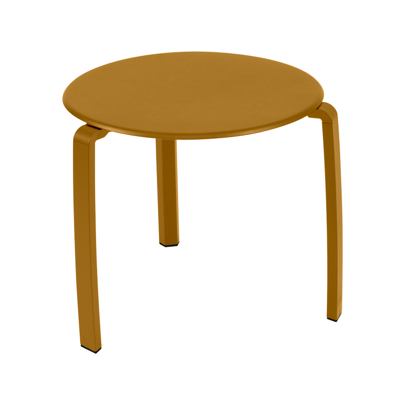 Load image into Gallery viewer, Fermob Alizé Low Table Ø48 cm in Gingerbread – round outdoor side table in aluminium

