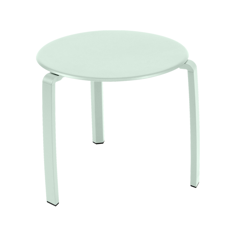 Load image into Gallery viewer, Fermob Alizé Low Table Ø48 cm in Ice Mint – round outdoor side table in aluminium
