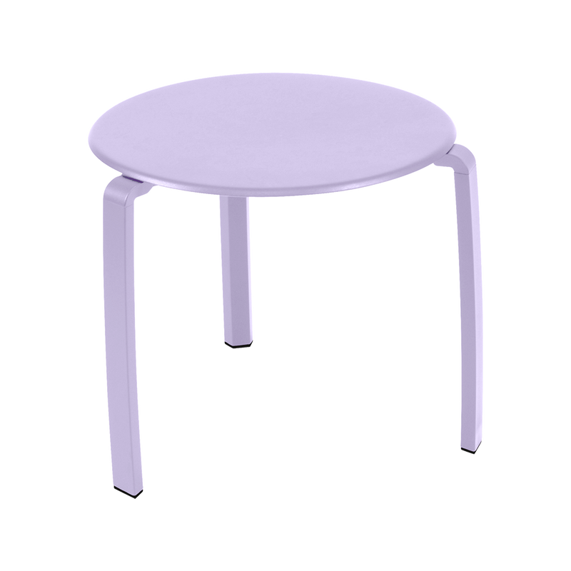 Load image into Gallery viewer, Fermob Alizé Low Table Ø48 cm in Marshmallow – round outdoor side table in aluminium

