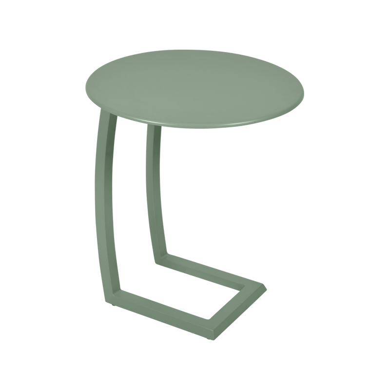 Load image into Gallery viewer, Fermob Alizé Offset Low Table Ø48 cm in Cactus – offset side table in aluminium
