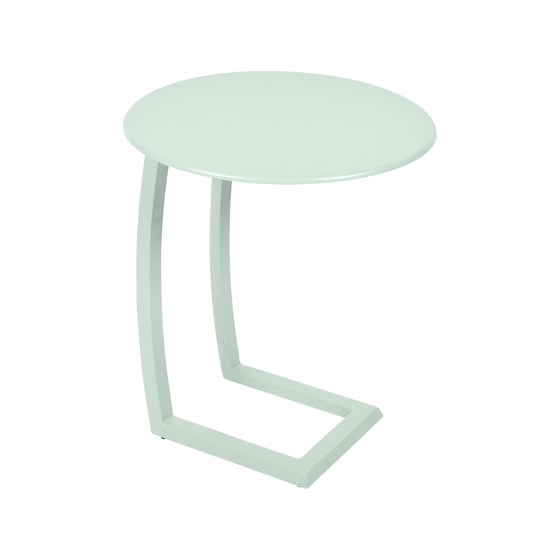 Load image into Gallery viewer, Fermob Alizé Offset Low Table Ø48 cm in Ice Mint – offset side table in aluminium

