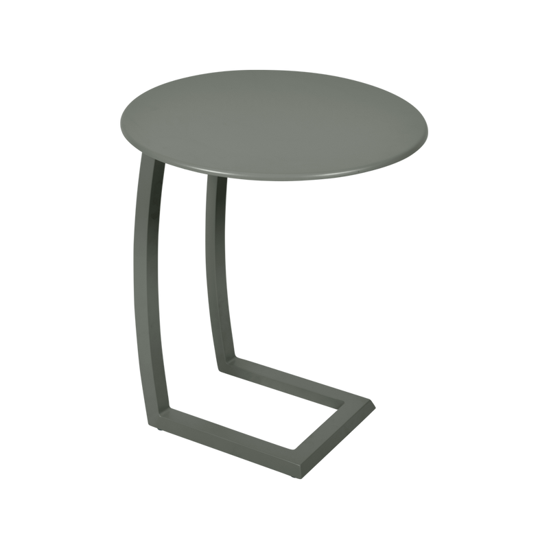 Load image into Gallery viewer, Fermob Alizé Offset Low Table Ø48 cm in Rosemary – offset side table in aluminium
