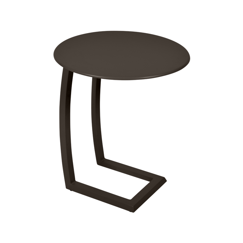 Load image into Gallery viewer, Fermob Alizé Offset Low Table Ø48 cm in Tonka – offset side table in aluminium
