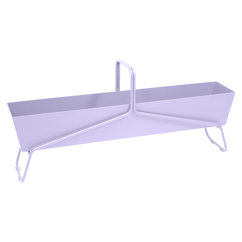 Load image into Gallery viewer, Fermob Basket Long Planter in Marshmallow – long garden planter in powder-coated steel
