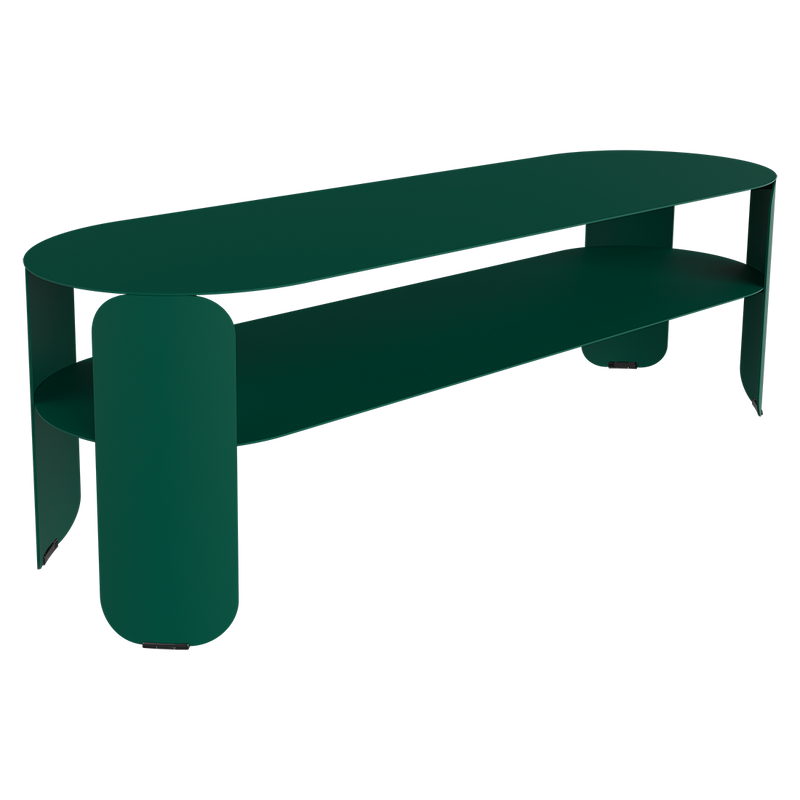 Load image into Gallery viewer, Fermob Bebop Low Console Table 120 x 40 cm in Cedar Green

