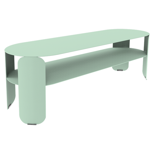 Fermob Bebop Low Console Table 120 x 40 cm in Ice Mint