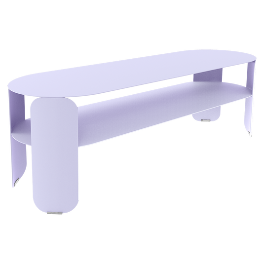 Fermob Bebop Low Console Table 120 x 40 cm in Marshmallow