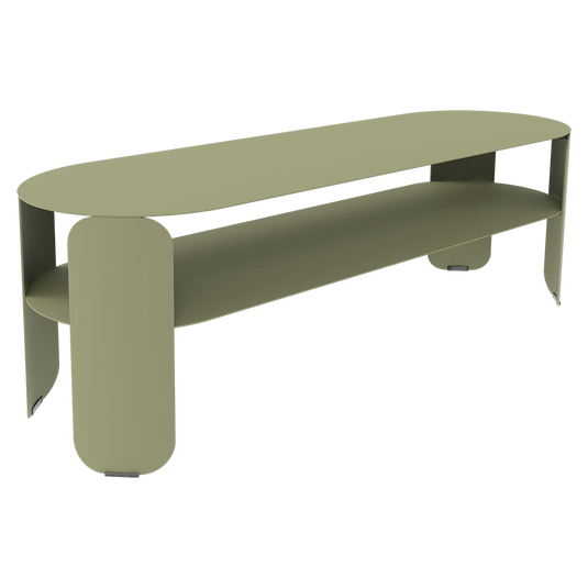 Fermob Bebop Low Console Table 120 x 40 cm in Willow Green