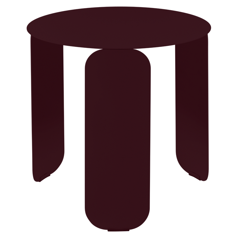 Load image into Gallery viewer, Fermob Bebop Low Table Ø45 cm in Black Cherry – round low table in powder-coated steel
