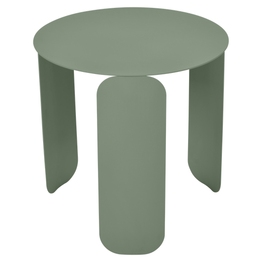 Fermob Bebop Low Table Ø45 cm in Cactus – round low table in powder-coated steel