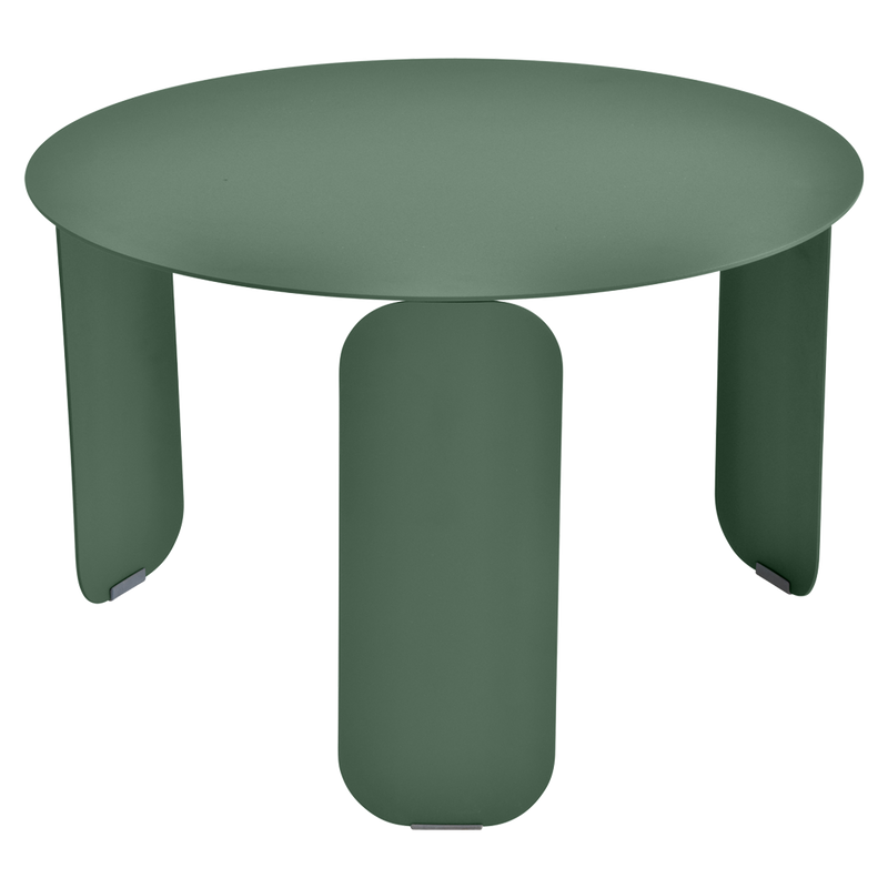 Load image into Gallery viewer, Fermob Bebop Low Table Ø60 cm in Cedar Green – round coffee table in powder-coated steel

