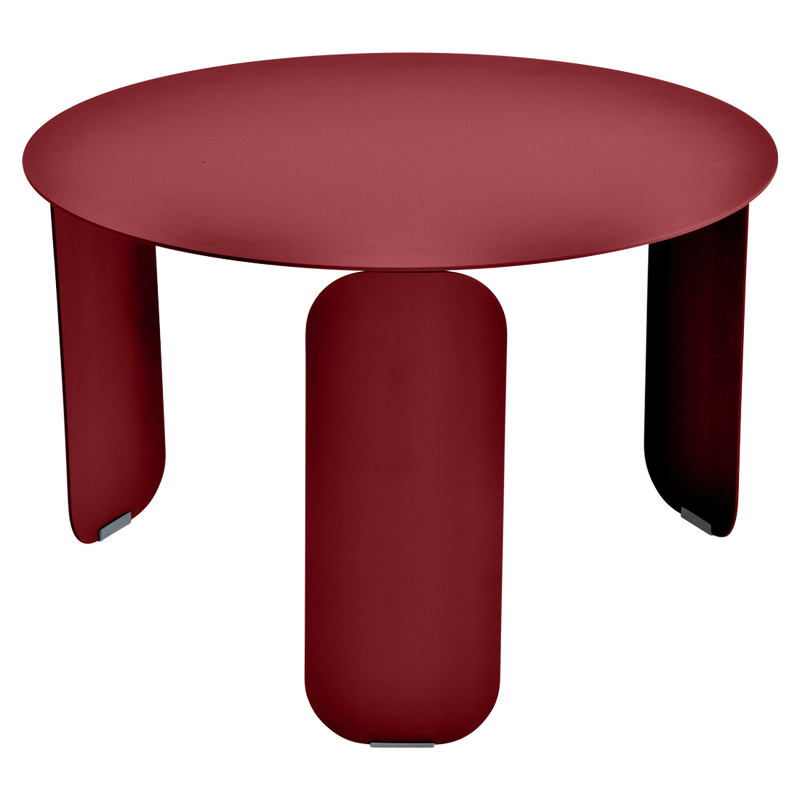 Load image into Gallery viewer, Fermob Bebop Low Table Ø60 cm in Chilli – round coffee table in powder-coated steel
