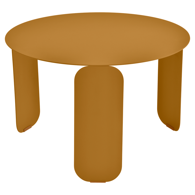 Load image into Gallery viewer, Fermob Bebop Low Table Ø60 cm in Gingerbread – round coffee table in powder-coated steel

