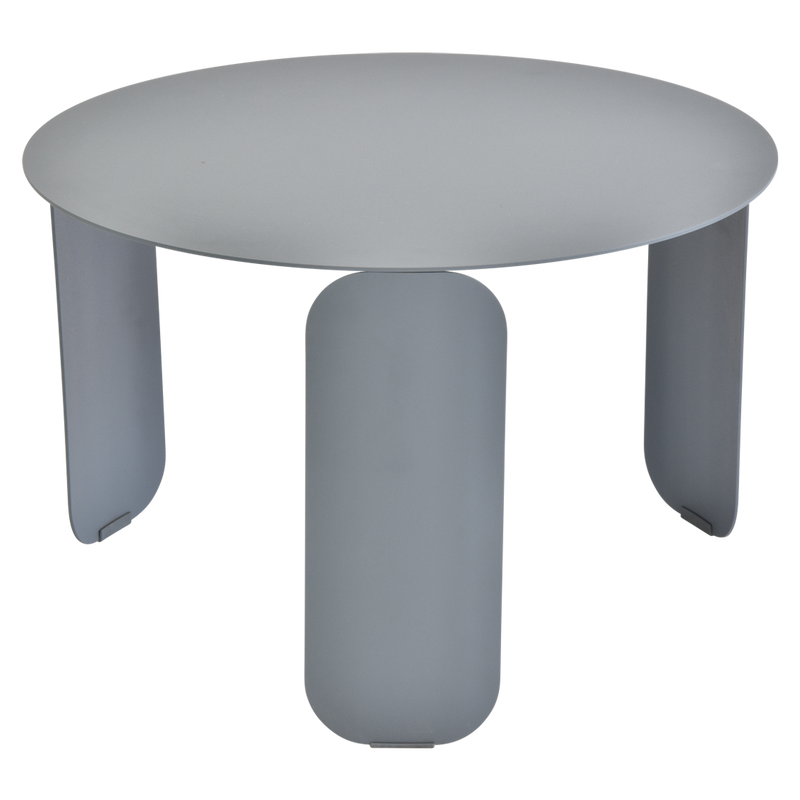 Load image into Gallery viewer, Fermob Bebop Low Table Ø60 cm in Storm Grey – round coffee table in powder-coated steel
