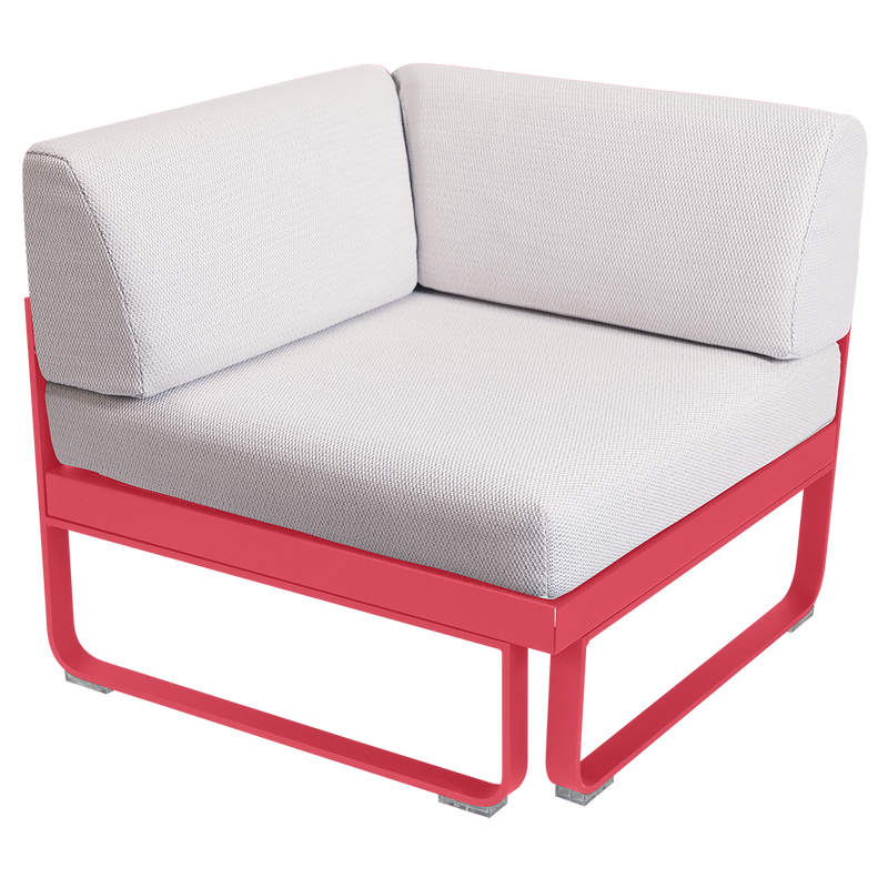 Load image into Gallery viewer, Fermob Bellevie 1-Seater Corner Module – Rosalie frame with Pearl fabric cushions
