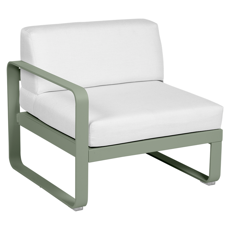 Load image into Gallery viewer, Fermob Bellevie 1-Seater Left Module – Cactus frame with Off-White fabric cushions

