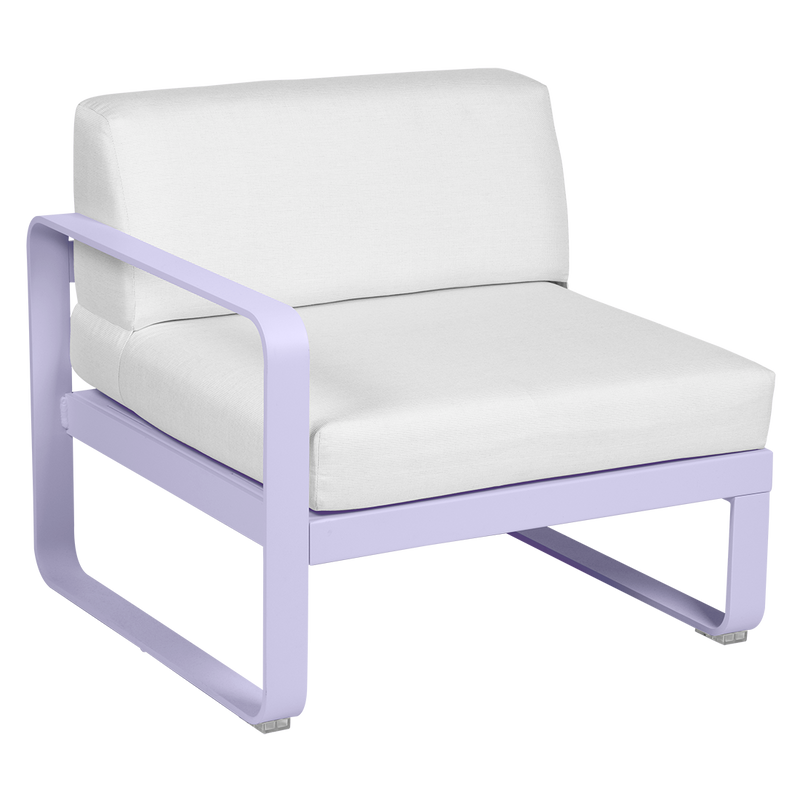 Load image into Gallery viewer, Fermob Bellevie 1-Seater Left Module – Marshmallow frame with Off-White fabric cushions
